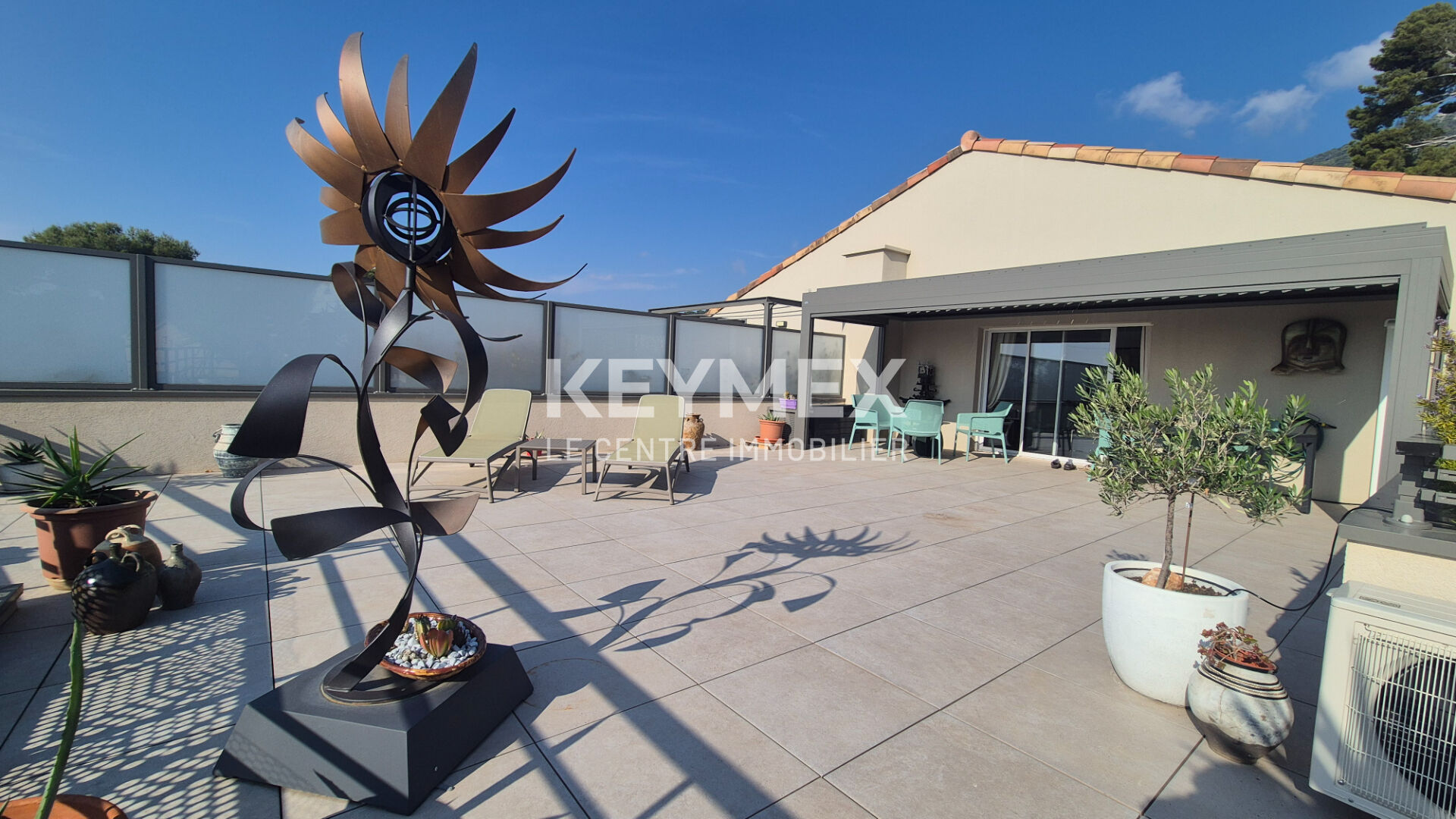 Appartement toit terrasse + garage + cave