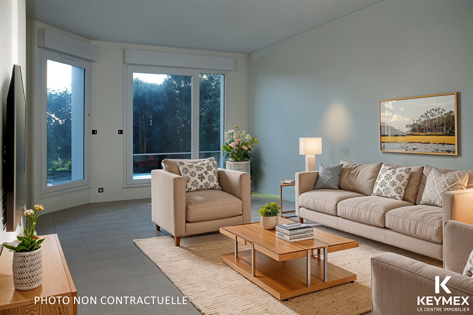 Appartement  3 pièce(s) Le Plessis Bouchard 66m2 avec terrasse