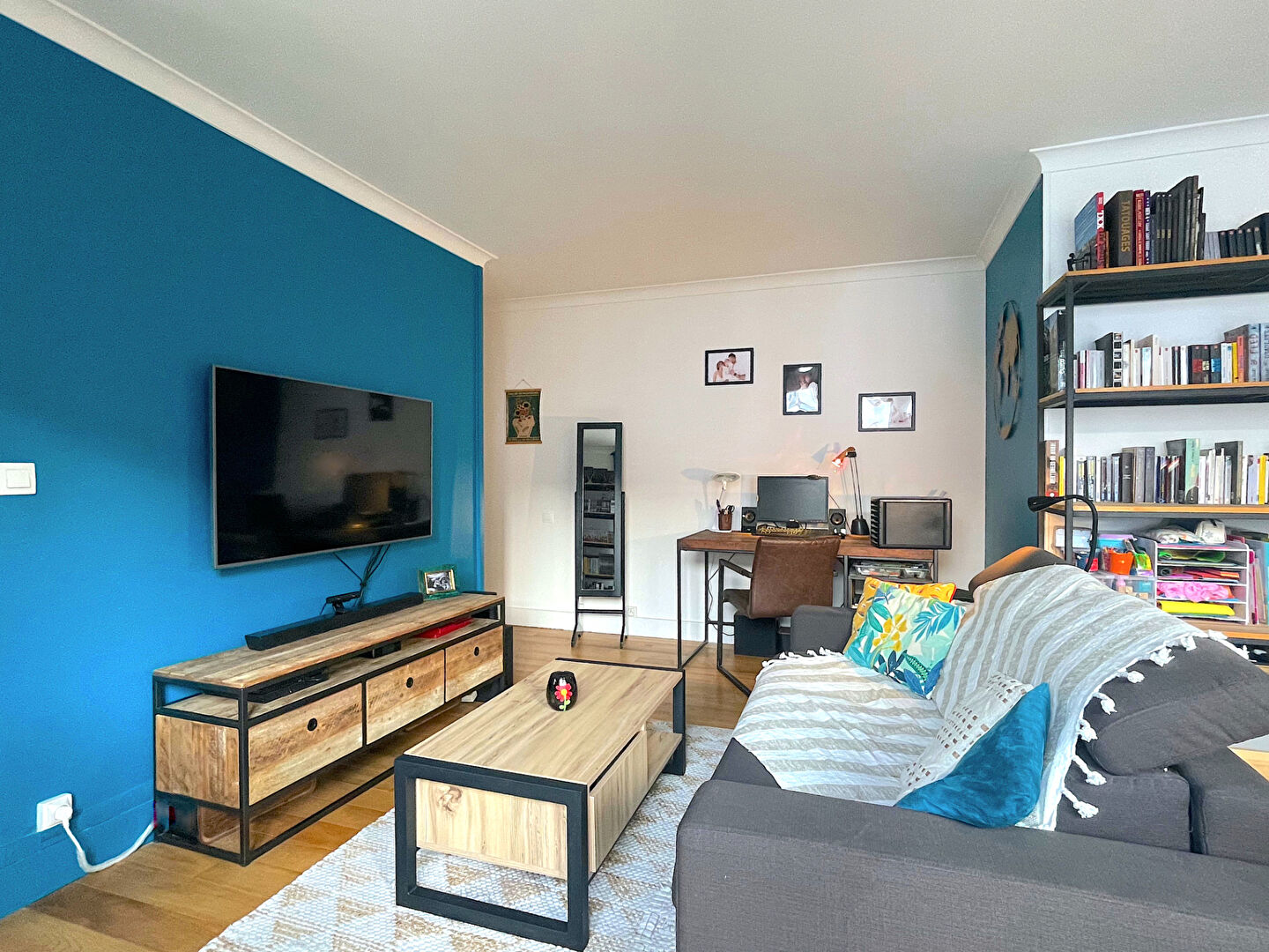 COLOMBES "les Vallées", 3 pièces de 53m2 en bon état + 1 cave