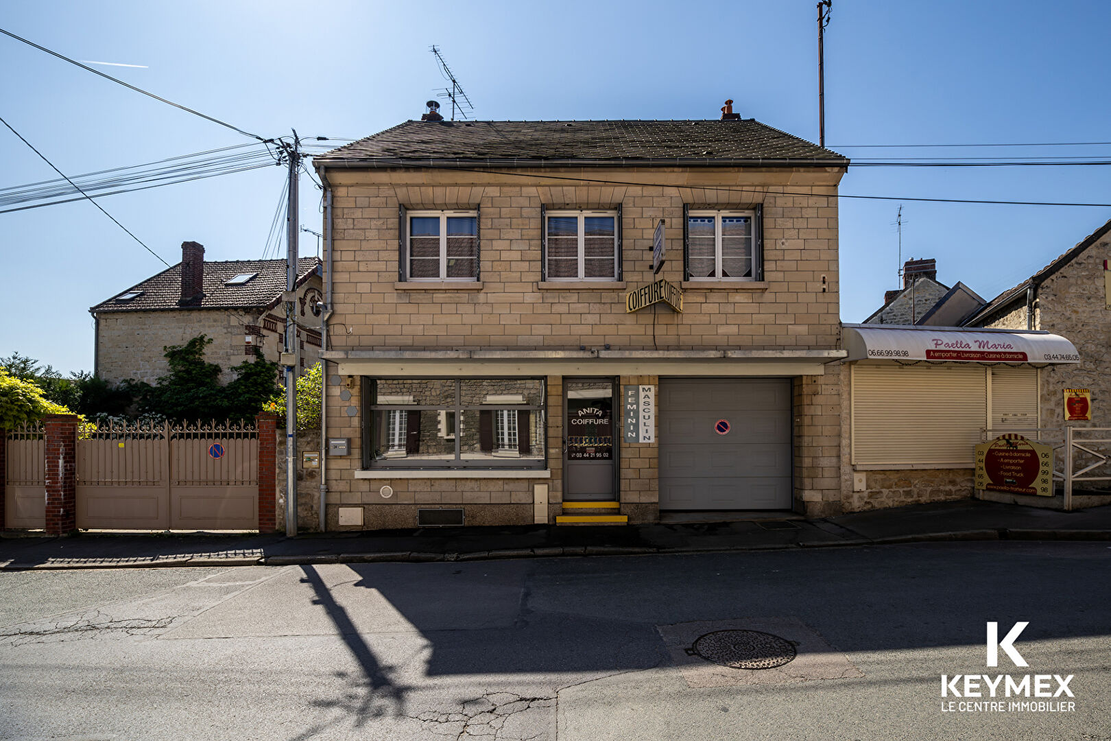 Immeuble de rapport avec local commercial et appartement T2  (T4 possible) Boran-sur-Oise